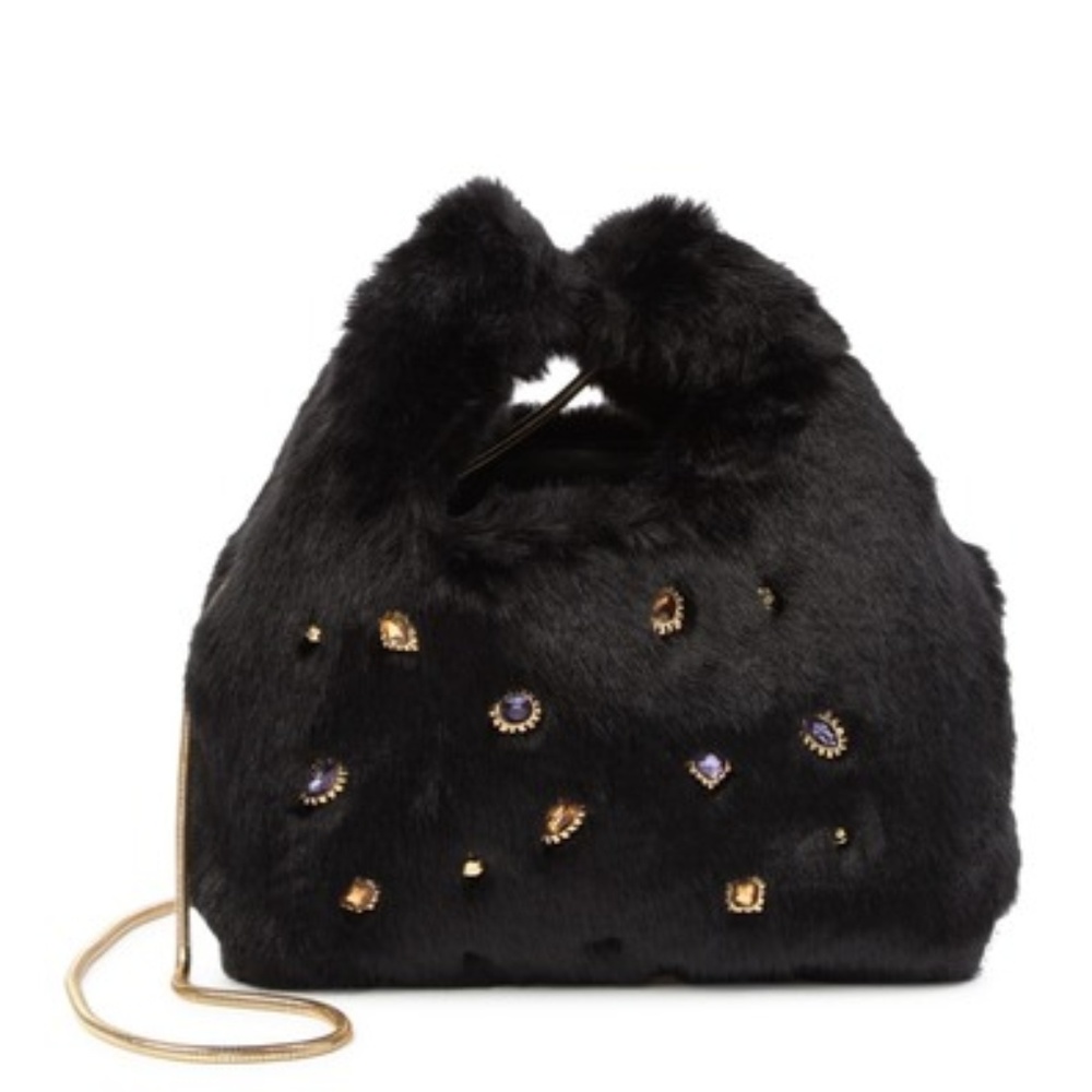 NWT-Sam Edelman Jessamy Faux Fur Shopper Bag